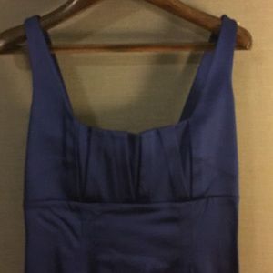 Blue Calvin Klein Satin cocktail dress